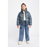 Defacto Girl Water Repellent Stand Collar Pocket Zippered Puffer Jacket | Eponuda.ba