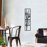 Wallity Set zidnih ukrasa Drvo i ptice S, 30x30 cm, 1,5 mm, 4 komada, Crna | Eponuda.ba