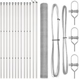 vidaXL Set Ograda Set od 2 Pocinčani čelik Velik Izdržljiv | shoptok.hr