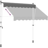  Ručno sklopiva tenda Svjetlosiva 150 cm | Eponuda.com