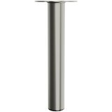 WALTECO Noga za pohištvo (Do x Š x V: 6 x 6 x 40 cm, Ø x V: 6 x 40 cm, Nosilnost izdelka: 75 kg, Jeklo, Nikelj) | Shoptok.si