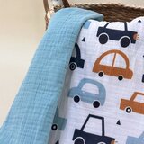 Baby Textil tetra pelena za bebe od muslina Autići, 2/1 | ePonuda.com