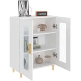 vidaXL Komoda bela 69,5x34x90 cm inženirski les | Shoptok.si