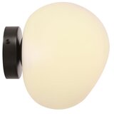 Brilagi Zidno svetlo PEBBLES 1xE27/40W/230V prečnik 20 cm crna | Eponuda.com