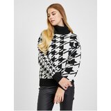Orsay Black and white women's patterned sweater - Women Cene