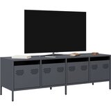 vidaXL TV omarica antracitna 135x39x43,5 cm hladno valjano jeklo Cene