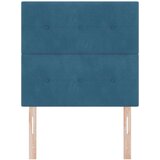  Tapecirano vzglavje s gumbi Temno modra 80 cm Žamet, (22052292) | Shoptok.si