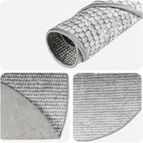  Tepih Siva Ø 120 cm 100% poliester 3 mm Mogu se prati | shoptok.hr
