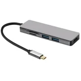 Adapter-konvertor TIP C na HDMI+2xUSB 3.0+SD/Micro SD ( 582 )