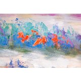  Naslikana slika na platnu pristanišče 1-delna CFAZH5803E1 - 120x40 cm | shoptok.hr