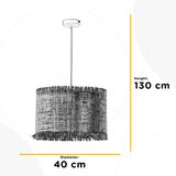 Lesnina XXXL VISEČA NIHALNA SVETILKA FRINGILLA 40/40/130 cm E27 | Shoptok.si