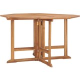 vidaXL Sklopivi vrtni blagovaonski stol 110 x 110 x 75 cm od tikovine Cijene