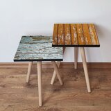 Hanah home 2Shp516 - green greenbeigebrown nesting table (2 pieces) | ePonuda.com