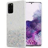Cadorabo Case, združljiv s Samsungom v prozornem z bleščicami - zaščitnim pokrovom, narejen iz fleksibilnega silikona TPU s penečimi bleščicami, (20574387) | Shoptok.si