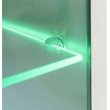 vidaXL Stenska TV enota 5-delna z LED osvetlitvijo visok sijaj bela | Shoptok.si