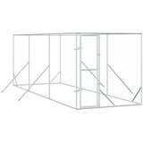 Vanjski kavez za pse srebrni 2 x 6 x 2 m od pocinčanog čelika | shoptok.hr