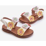 Boto Children's Sandals Adorned with Flowers Multicolor Tinette | Shoptok.si