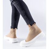 Gemre Gadbois Brown Sneakers with Elastic Upper | Eponuda.ba