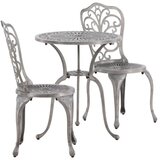 Venture Home Nandin balkonski set, srebrni | shoptok.hr