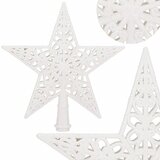  Božićni ukras zvijezda bijela 19,5 × 20,5 cm | shoptok.hr