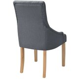  Jedilni stoli 4 kosi temno sivo blago, (20699522) | Shoptok.si