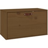 Maison Chic Stenska omarica - Zidna omarica medeno rjava 60x30x35 cm trdna borovina iu1108, (22063450) | Shoptok.si