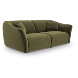 Cosmopolitan Design Zelena žametna sedežna garnitura 206 cm Tokyo – | Shoptok.si
