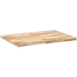 Stolna ploča 100x70x4 cm pravokutna od masivnog drva bagrema | shoptok.hr