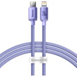 Baseus Crystal Shine kabel USB-C na Lightning, 20W, PD, 1,2 m (vijoličen), (20627677) | Shoptok.si