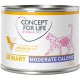 Concept for Life Veterinary Diet Urinary Moderate Calorie piščanec - Varčno pakiranje: 24 x 200 g Cene