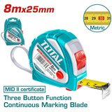Total jekleni merilni trak (meter) 8mx25mm (TMT126081ME) | Shoptok.si