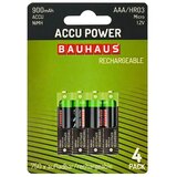 BAUHAUS Polnilne baterije HR03 (Micro AAA, 900 mAh, 4 kos) | Shoptok.si
