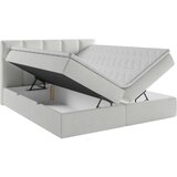 MID.YOU POSTELJA Z VZMETNICO 200 cm x 200 cm , les, tekstil, leseni material bela | Shoptok.si