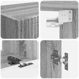  Set TV komoda Zidne 3 pcs Siva Sonoma Konstruirano drvo | shoptok.hr