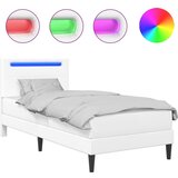  Okvir za krevet Bijela 90 x 200 cm Umjetna koža - Bijela 90 x 200 cm | shoptok.hr
