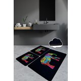 Wallity set 3 prostirke za kupatilo Šareni