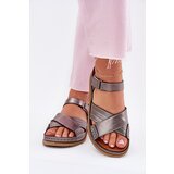 Maciejka Ladies leather sandals on platform | ePonuda.com