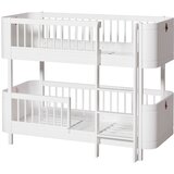 Oliver Furniture® krevet na kat mini+ low bunk bed 60x160 white | shoptok.hr