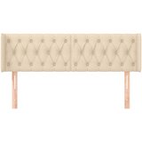  Uzglavlje s ušima krem 147x16x78/88 cm od tkanine | shoptok.hr