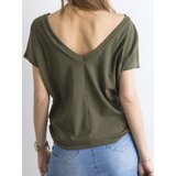 BASIC Feel Good T-shirt-RV-TS-4662.28P-khaki | Shoptok.si
