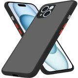 Cadorabo Ohišje združljivo z Apple iPhone 15 in matirana črna barva - Hibridni zaščitni ovitek s TPU silikonom v notranjosti in matirano plastično zadnjo stranjo, (20860001) Cene