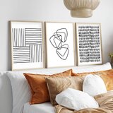Wallity uramljena slika Huhu239, 30x40 cm , 3 dela | ePonuda.com