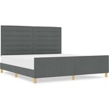  Postelja Temno Siva 180x200 cm Tkanina, (22049923) | Shoptok.si