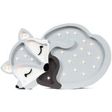 Little Lights stolna svjetiljka LISICA - siva | shoptok.hr