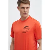 Reebok Kratka majica moška, oranžna barva, 100076378