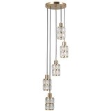  ITALUX PND-40668-5-HBR - Luster na sajli ALMA 5xE27/40W/230V zlatna | Eponuda.com