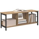 vidaXL Knjižna polica Umetni hrast 102 x 32 x 40,5 cm Konstruiran les | Shoptok.si