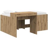  Krevet za djecu s visokim okvirom i stolom Hrast artisan | shoptok.hr