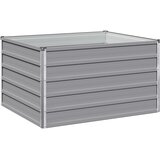  Povišeni vrtni krevet Siva 100 x 80 x 55 cm | shoptok.hr