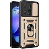 INORCO Za Tecno Spark Go 2023 4G/Pop 7 Pro 4G drsna leča, zaščitni pokrov, odporen na udarce, stojalo za PC+TPU telefonska torbica, (22036697) Cene